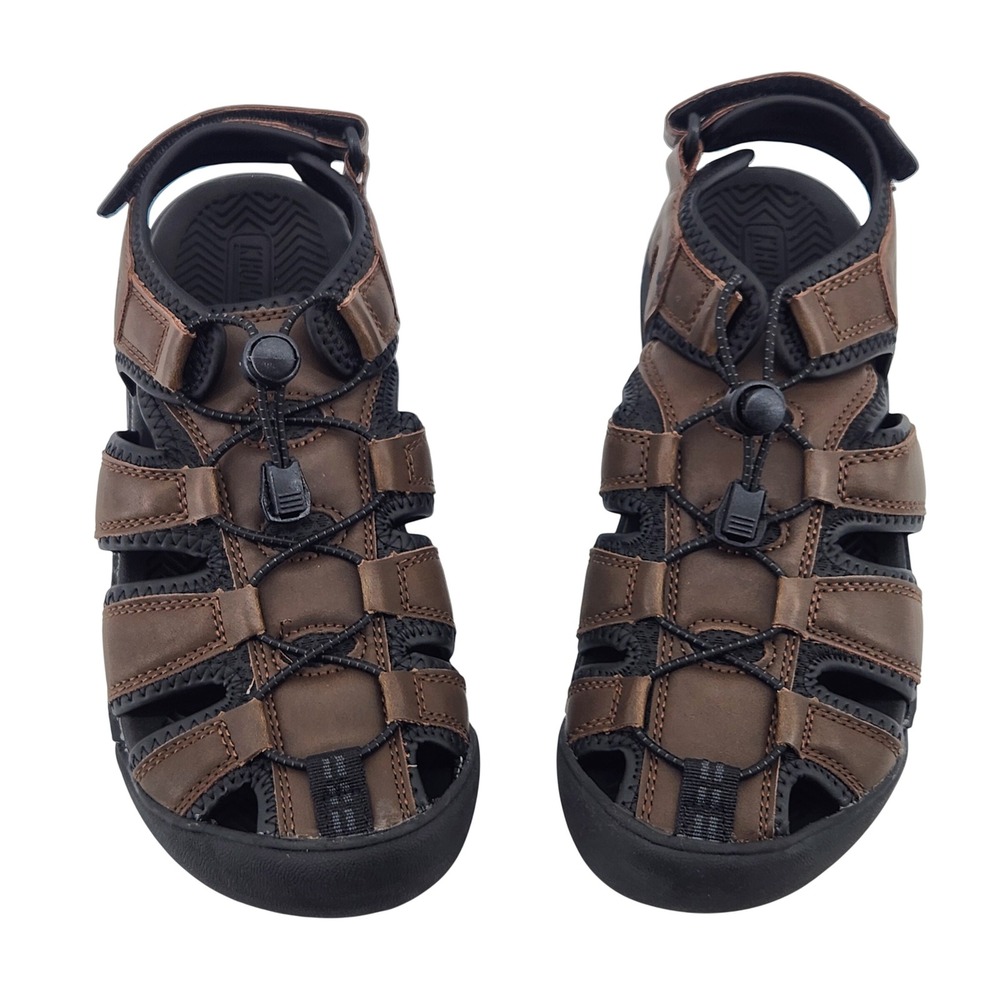 Khombu Travis Fisherman Sandals Mens 8M Brown Outdoor Walking Comfort Shoes‎